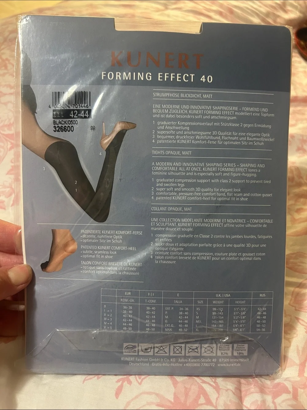 Kunert Forming Effect 40 Slim Legs Tights - Black